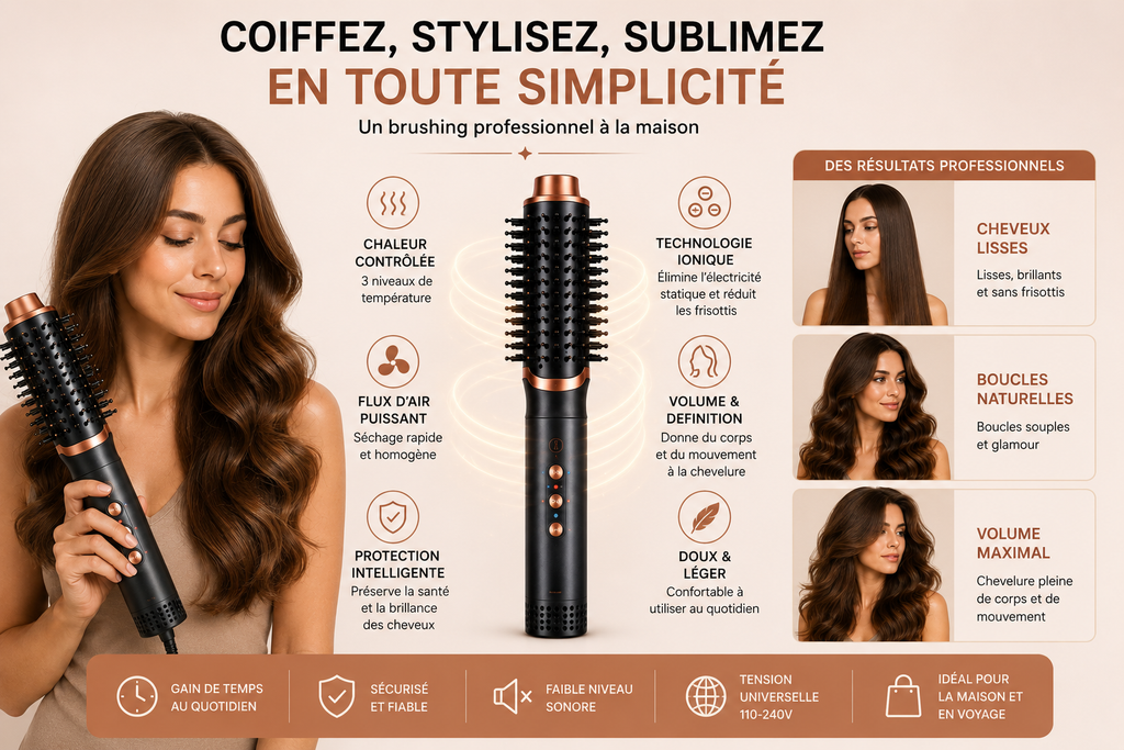 BellaStyle AirPro™ – Multistyler 5 en 1 Professionnel