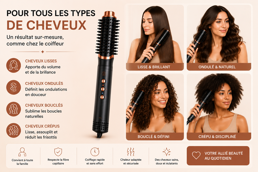BellaStyle AirPro™ – Multistyler 5 en 1 Professionnel